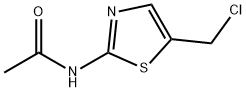 N-(5-(chloromethyl)thiazol-2-yl)acetamide 化学構造式