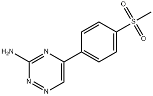 5-(4-甲磺酰苯基)-1,2,4-三嗪-3-胺,1094231-73-8,结构式