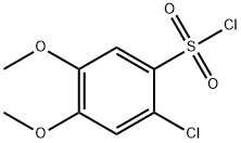 2-chloro-4,5-dimethoxybenzene-1-sulfonyl chloride Structure