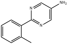 5-Amino-2-(2-tolyl)pyrimidine Struktur