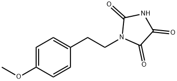 1-[2-(4-methoxyphenyl)ethyl]imidazolidine-2,4,5-trione Structure
