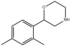 2-(2,4-二甲基苯基)吗啉 结构式