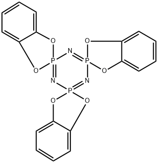 三(临苯二氧基)环磷腈 结构式