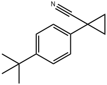 1-[4-(叔丁基)苯基]环丙烷甲腈, 1096317-25-7, 结构式