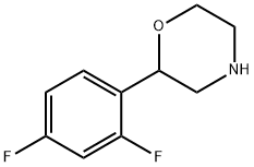 2-(2,4-二氟苯基)吗啉,1097797-34-6,结构式