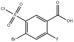 1099186-78-3 4-溴-5-(氯磺酰)-2-氟苯甲酸