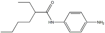 N-(4-aminophenyl)-2-ethylhexanamide 化学構造式