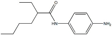 N-(4-aminophenyl)-2-ethylhexanamide Struktur