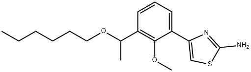 (RS)-4-[3-(1-hexyloxyethyl)-2-methyloxyphenyl]thiazol-2-ylamine|卢曲泊帕杂质2