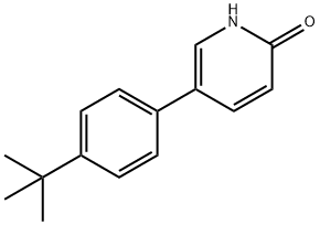2-Hydroxy-5-(4-tert-butylphenyl)pyridine 化学構造式