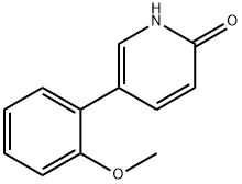 2-Hydroxy-5-(2-methoxyphenyl)pyridine 化学構造式