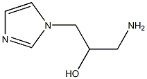 1-amino-3-(1H-imidazol-1-yl)propan-2-ol Struktur