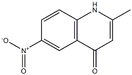 2-methyl-6-nitro-1,4-dihydroquinolin-4-one Struktur