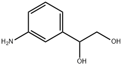 1-(3-氨基苯基)乙烷-1,2-二醇,112534-31-3,结构式