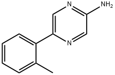 2-Amino-5-(2-tolyl)pyrazine,1125440-16-5,结构式