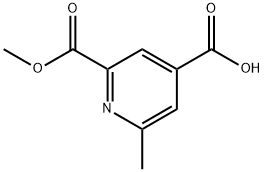 2-(甲氧羰基)-6-甲基异烟酸, 1137881-93-6, 结构式