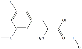 2-amino-3-(3,5-dimethoxyphenyl)propanoic acid hydrochloride Structure