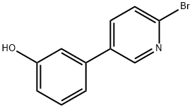 2-Bromo-5-(3-hydroxyphenyl)pyridine,1142193-72-3,结构式