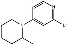 2-bromo-4-(2-methylpiperidin-1-yl)pyridine Struktur