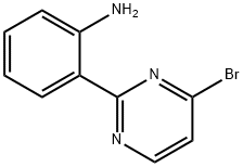 4-Bromo-2-(2-aminophenyl)pyrimidine Struktur