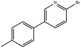 2-Bromo-5-(4-tolyl)pyridine 化学構造式