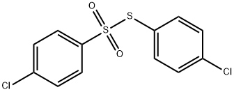 Benzenesulfonothioic acid, 4-chloro-, S-(4-chlorophenyl) ester Struktur