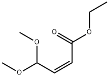 (E)-4,4-dimethoxy-but-2-enoic acid ethyl ester 化学構造式