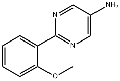 5-Amino-2-(2-methoxyphenyl)pyrimidine Struktur