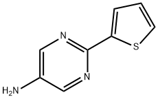 5-Amino-2-(2-thienyl)pyrimidine Struktur