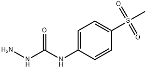3-amino-1-(4-methanesulfonylphenyl)urea Struktur