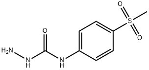 3-amino-1-(4-methanesulfonylphenyl)urea 化学構造式