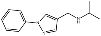 [(1-phenyl-1H-pyrazol-4-yl)methyl](propan-2-yl)amine 化学構造式