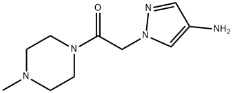 2-(4-amino-1H-pyrazol-1-yl)-1-(4-methylpiperazin-1-yl)ethan-1-one Structure