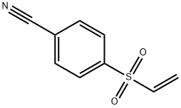 4-(乙烯磺酰)苯甲腈,1154397-48-4,结构式