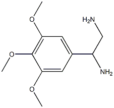 1-(3,4,5-TRIMETHOXYPHENYL)ETHANE-1,2-DIAMINE Structure