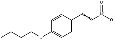 1-butoxy-4-[(E)-2-nitroethenyl]benzene Structure