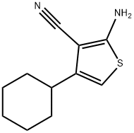 2-amino-4-cyclohexylthiophene-3-carbonitrile Struktur