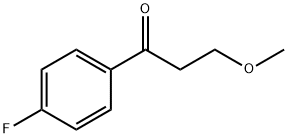 1-(4-fluorophenyl)-3-methoxypropan-1-one Struktur
