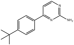 2-Amino-6-(4-tert-butylphenyl)pyrimidine 结构式