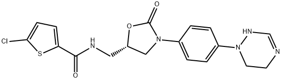 1159610-29-3 2-Thiophenecarboxamide, 5-chloro-N-[[(5S)-3-[4-(5,6-dihydro-1,2,4-triazin-1(2H)-yl)phenyl]-2-oxo-5-oxazolidinyl]methyl]-