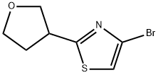 4-Bromo-2-(tetrahydrofuran-3-yl)thiazole Structure