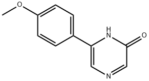 2-Hydroxy-6-(4-methoxyphenyl)pyrazine Struktur