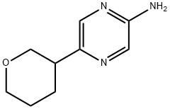 2-Amino-5-(tetrahydropyran-3-yl)pyrazine Structure