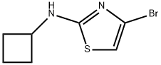4-Bromo-2-(cyclobutylamino)thiazole Struktur