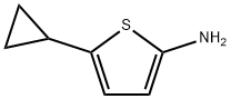 2-Amino-5-(cyclopropyl)thiophene 结构式