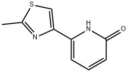 2-Hydroxy-6-(2-methylthiazol-4-yl)pyridine Struktur