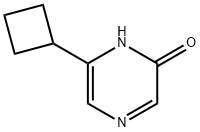2-Hydroxy-6-(cyclobutyl)pyrazine Struktur
