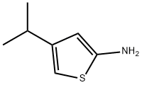 2-Amino-4-(iso-propyl)thiophene 化学構造式