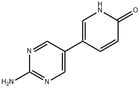 2-Hydroxy-5-(2-amino-5-pyrimidyl)pyridine 结构式