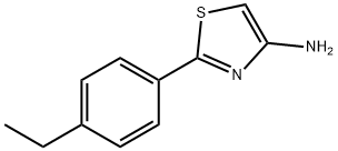 4-Amino-2-(4-ethylphenyl)thiazole 结构式